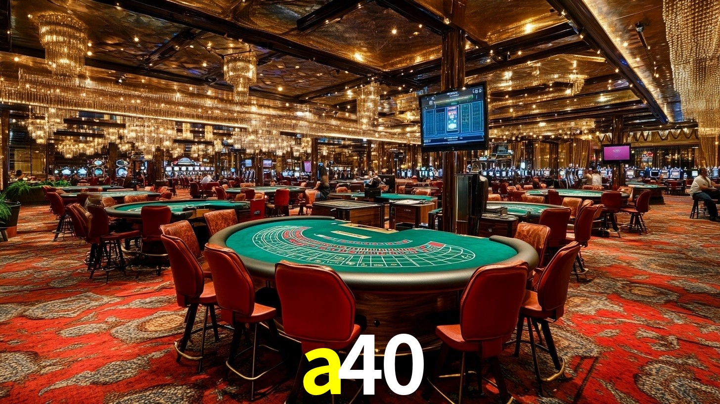 Sinta a adrenalina dos jogos de cassino com a40